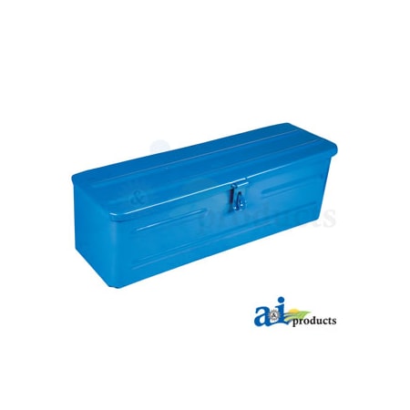 A & I Products Tool Box, Blue Metal 16.5" x5" x5" A-5A3BU